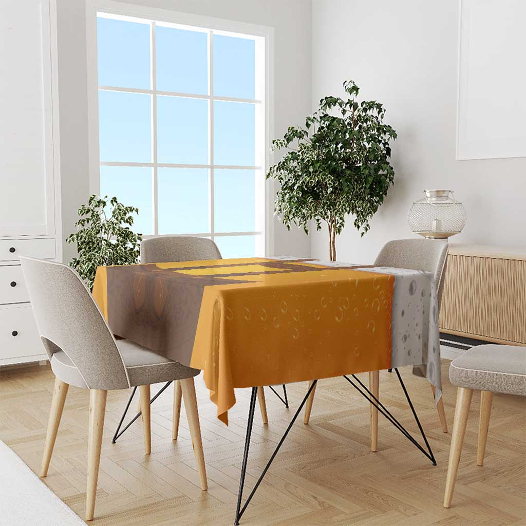 Traditional German Costume - Lederhosen Tablecloth Oktoberfest Beer Head Funny Style - Wonder Print Shop