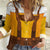 Traditional German Costume - Lederhosen Women Casual Shirt Oktoberfest Beer Head Funny Style - Wonder Print Shop