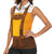 Traditional German Costume - Lederhosen Women Sleeveless Polo Shirt Oktoberfest Beer Head Funny Style - Wonder Print Shop