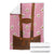 Traditional German Costume - Lederhosen Blanket Red Plaid Pattern with Edelweiss Flowers