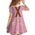 Traditional German Costume - Lederhosen Family Matching Summer Maxi Dress and Hawaiian Shirt Red Plaid Pattern with Edelweiss Flowers - Wonder Print Shop