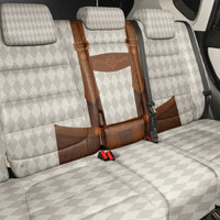 Traditional German Costume - Lederhosen Back Car Seat Cover Old Vintage Bavarian Pattern - Wonder Print Shop