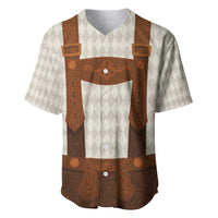 Traditional German Costume - Lederhosen Baseball Jersey Old Vintage Bavarian Pattern - Wonder Print Shop