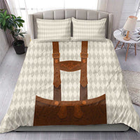 Traditional German Costume - Lederhosen Bedding Set Old Vintage Bavarian Pattern - Wonder Print Shop