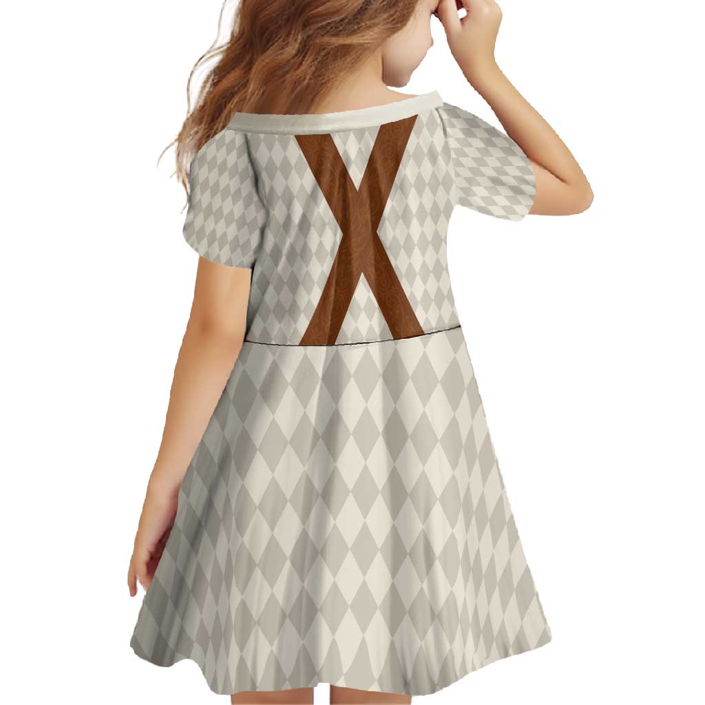 Traditional German Costume - Lederhosen Family Matching Off Shoulder Maxi Dress and Hawaiian Shirt Old Vintage Bavarian Pattern - Wonder Print Shop