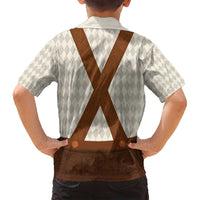 Traditional German Costume - Lederhosen Family Matching Tank Maxi Dress and Hawaiian Shirt Old Vintage Bavarian Pattern - Wonder Print Shop