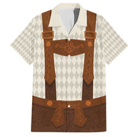 Traditional German Costume - Lederhosen Hawaiian Shirt Old Vintage Bavarian Pattern - Wonder Print Shop