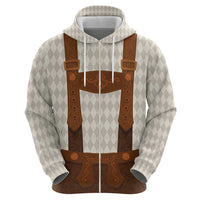 Traditional German Costume - Lederhosen Hoodie Old Vintage Bavarian Pattern - Wonder Print Shop