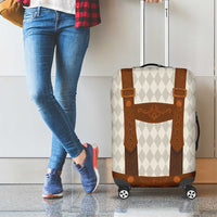 Traditional German Costume - Lederhosen Luggage Cover Old Vintage Bavarian Pattern - Wonder Print Shop