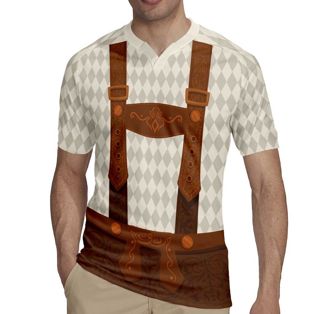 Traditional German Costume - Lederhosen Rugby Jersey Old Vintage Bavarian Pattern - Wonder Print Shop