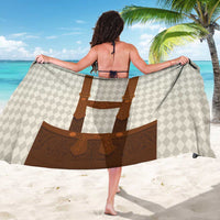 Traditional German Costume - Lederhosen Sarong Old Vintage Bavarian Pattern - Wonder Print Shop