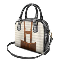 Traditional German Costume - Lederhosen Shoulder Handbag Old Vintage Bavarian Pattern - Wonder Print Shop