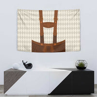 Traditional German Costume - Lederhosen Tapestry Old Vintage Bavarian Pattern - Wonder Print Shop