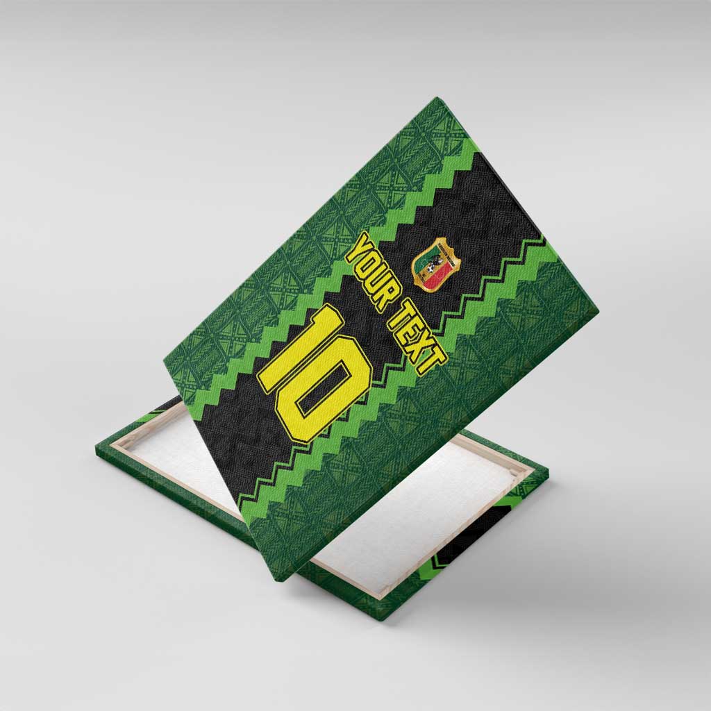 Custom Mali Football Canvas Wall Art Les Aigles-Green Gold and Red