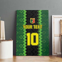 Custom Mali Football Canvas Wall Art Les Aigles-Green Gold and Red