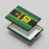 Custom Mali Football Canvas Wall Art Les Aigles-Green Gold and Red