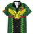 Custom Mali Football Family Matching Off Shoulder Maxi Dress and Hawaiian Shirt Les Aigles-Green Gold and Red