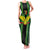 Custom Mali Football Family Matching Tank Maxi Dress and Hawaiian Shirt Les Aigles-Green Gold and Red