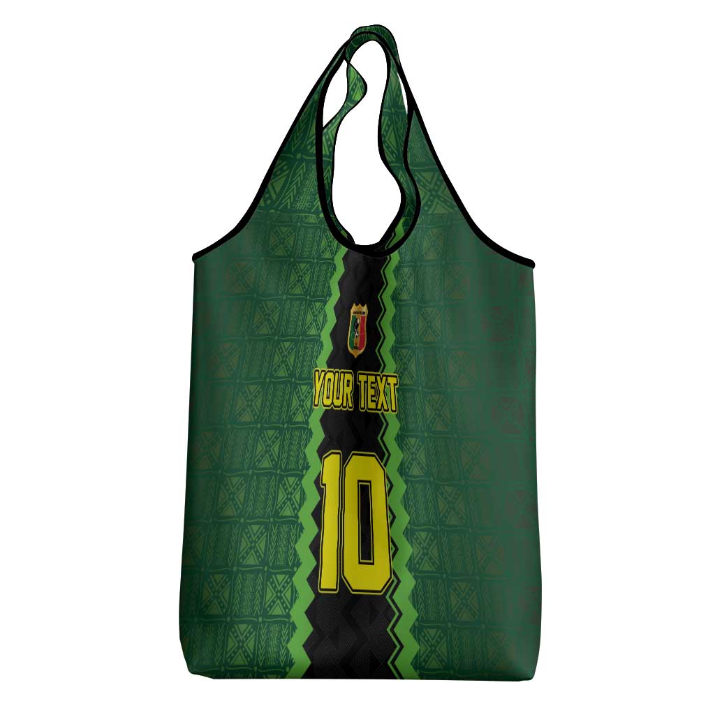 Custom Mali Football Grocery Bag Les Aigles-Green Gold and Red