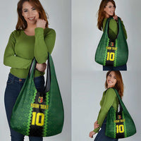 Custom Mali Football Grocery Bag Les Aigles-Green Gold and Red