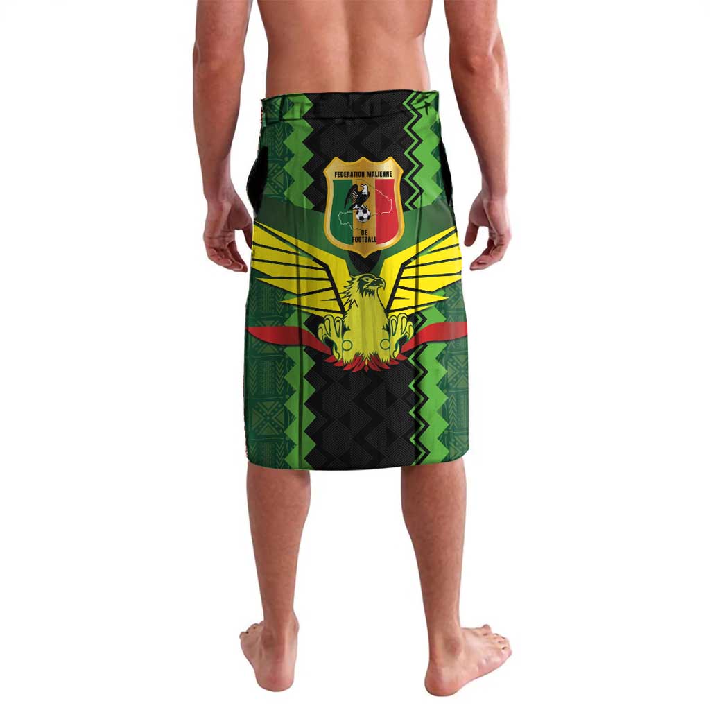 Custom Mali Football Lavalava Les Aigles-Green Gold and Red