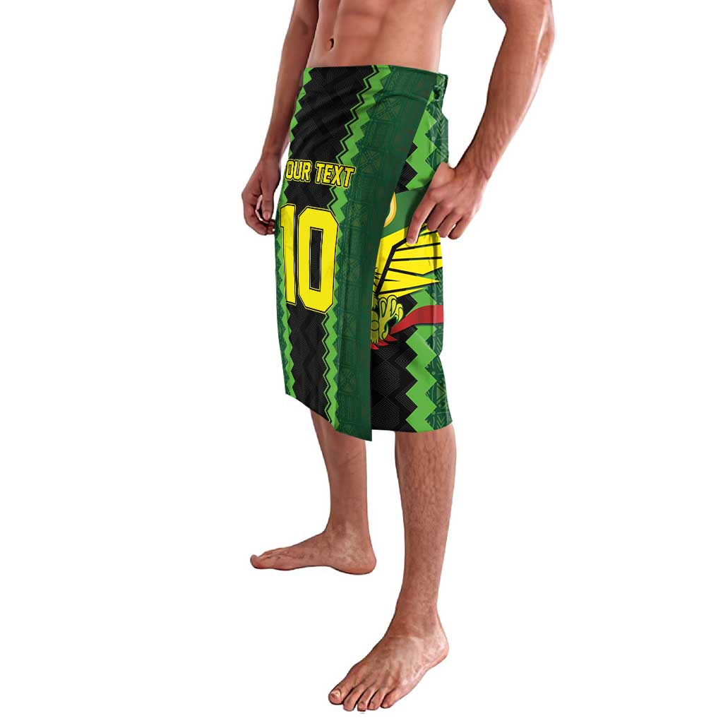 Custom Mali Football Lavalava Les Aigles-Green Gold and Red