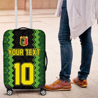Custom Mali Football Luggage Cover Les Aigles-Green Gold and Red