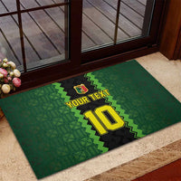 Custom Mali Football Rubber Doormat Les Aigles-Green Gold and Red