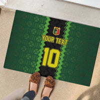 Custom Mali Football Rubber Doormat Les Aigles-Green Gold and Red