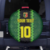 Custom Mali Football Spare Tire Cover Les Aigles-Green Gold and Red