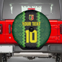 Custom Mali Football Spare Tire Cover Les Aigles-Green Gold and Red