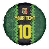 Custom Mali Football Spare Tire Cover Les Aigles-Green Gold and Red