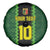 Custom Mali Football Spare Tire Cover Les Aigles-Green Gold and Red