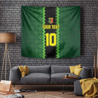 Custom Mali Football Tapestry Les Aigles-Green Gold and Red