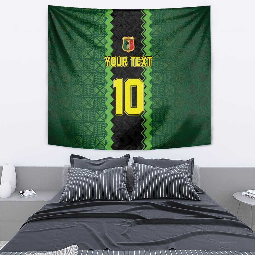 Custom Mali Football Tapestry Les Aigles-Green Gold and Red
