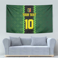 Custom Mali Football Tapestry Les Aigles-Green Gold and Red