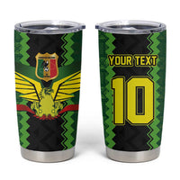 Custom Mali Football Tumbler Cup Les Aigles-Green Gold and Red
