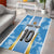 Custom Argentina Football Area Rug La Albiceleste Three Times The Best in The World