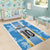 Custom Argentina Football Area Rug La Albiceleste Three Times The Best in The World
