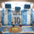 Custom Argentina Football Back Car Seat Cover La Albiceleste Three Times The Best in The World