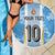 Custom Argentina Football Beach Blanket La Albiceleste Three Times The Best in The World