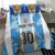 Custom Argentina Football Bedding Set La Albiceleste Three Times The Best in The World