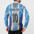 Custom Argentina Football Button Sweatshirt La Albiceleste Three Times The Best in The World