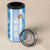 Custom Argentina Football 4 in 1 Can Cooler Tumbler La Albiceleste Three Times The Best in The World