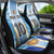 Custom Argentina Football Car Seat Cover La Albiceleste Three Times The Best in The World
