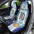 Custom Argentina Football Car Seat Cover La Albiceleste Three Times The Best in The World