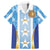 Custom Argentina Football Family Matching Mermaid Dress and Hawaiian Shirt La Albiceleste Three Times The Best in The World
