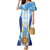 Custom Argentina Football Family Matching Mermaid Dress and Hawaiian Shirt La Albiceleste Three Times The Best in The World