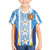 Custom Argentina Football Family Matching Short Sleeve Bodycon Dress and Hawaiian Shirt La Albiceleste Three Times The Best in The World