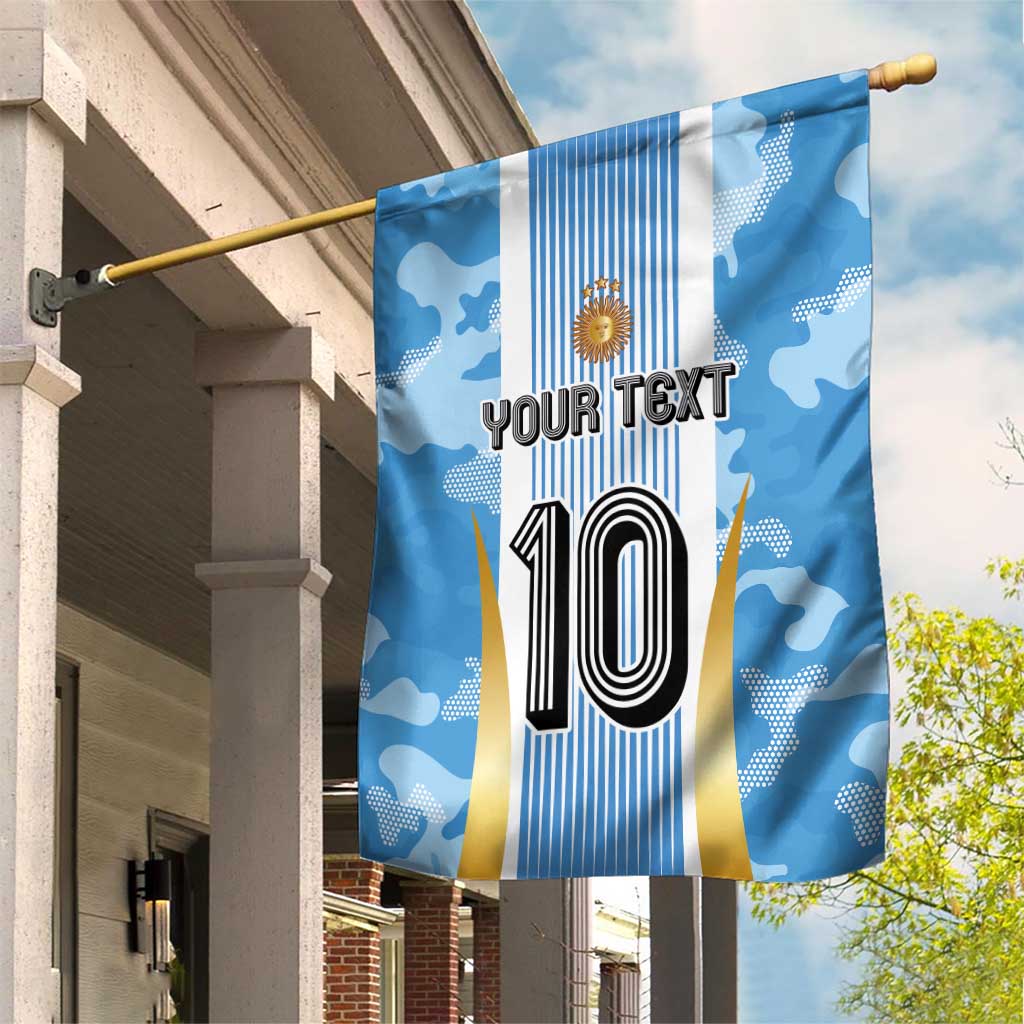 Custom Argentina Football Garden Flag La Albiceleste Three Times The Best in The World
